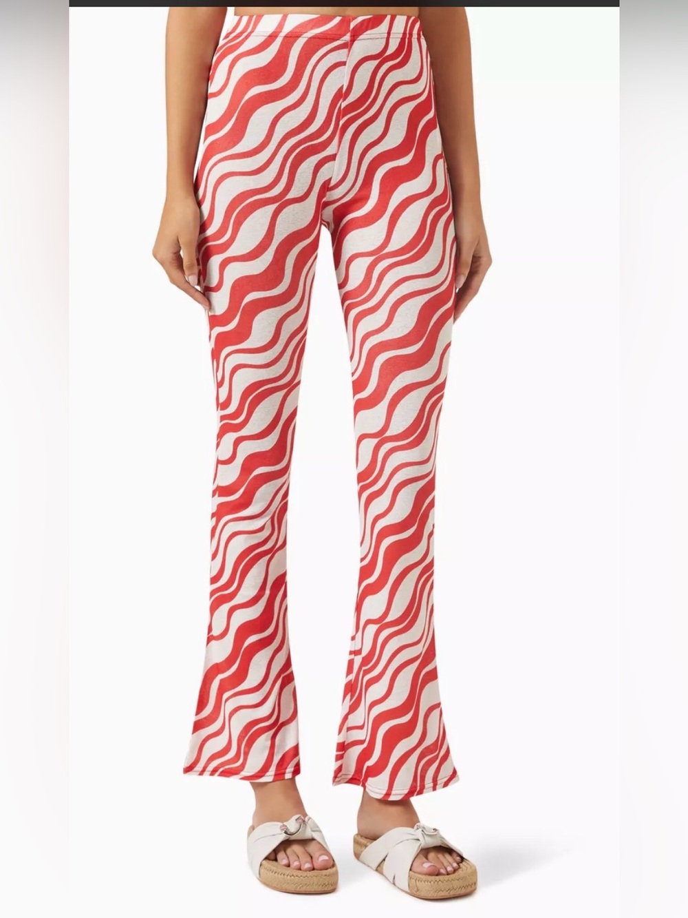 It’s Now Cool Red Wave Beach Pant